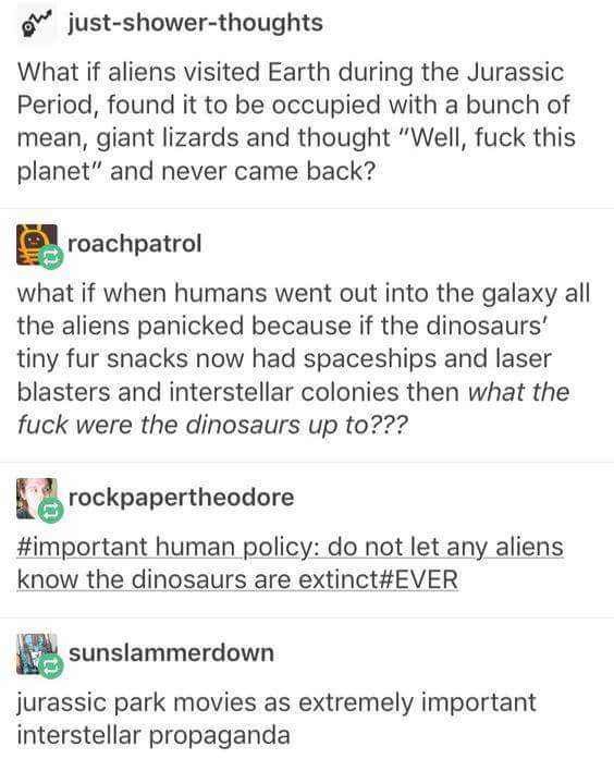 Unless it's the same aliens from Ark