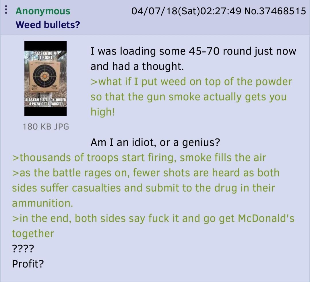 Anon discovers the path to world peace