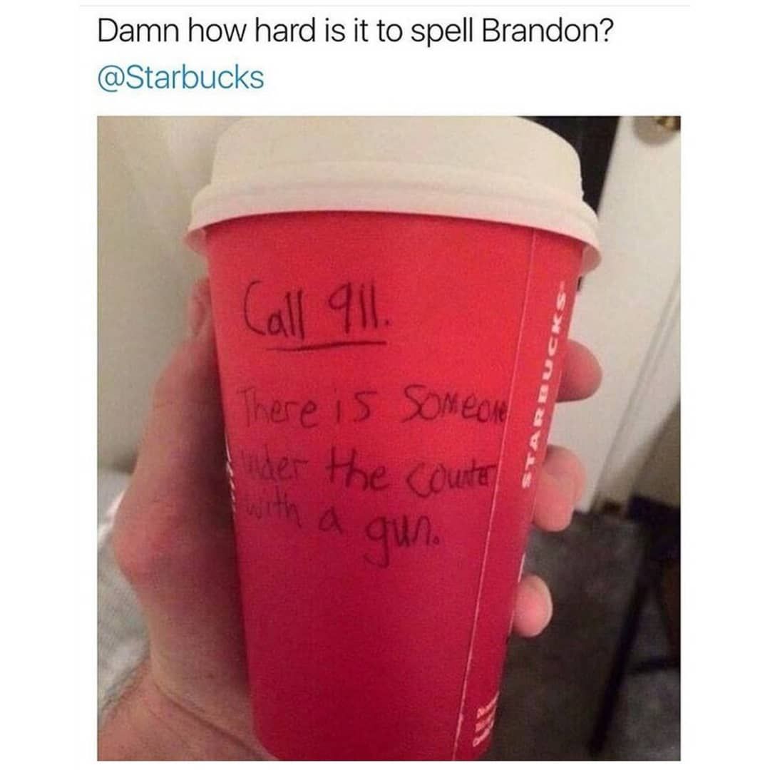 That's a weird way to spell "Brandon"