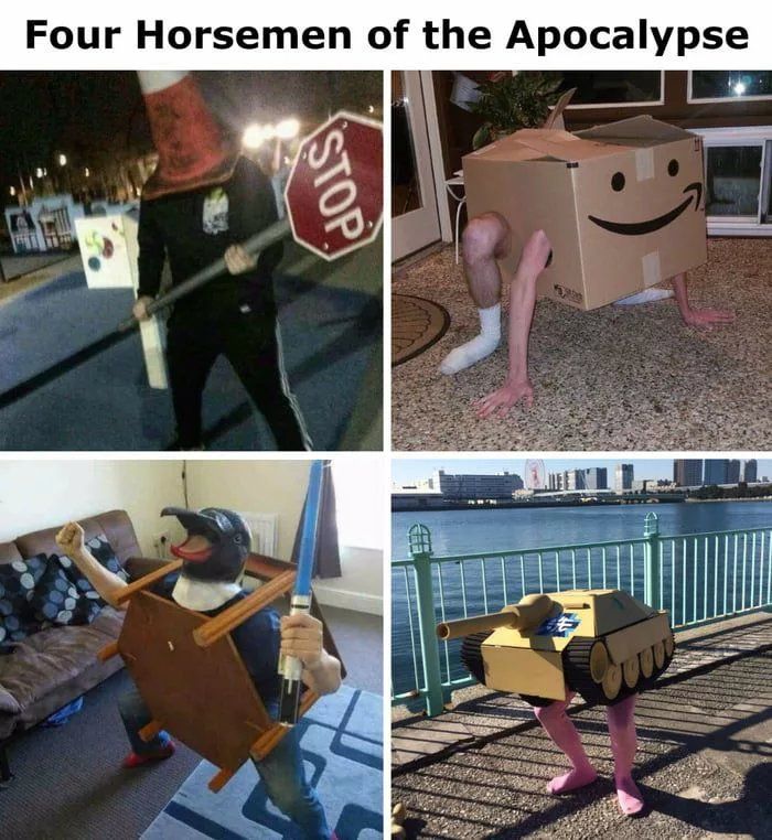 4 horses of apocalypse.