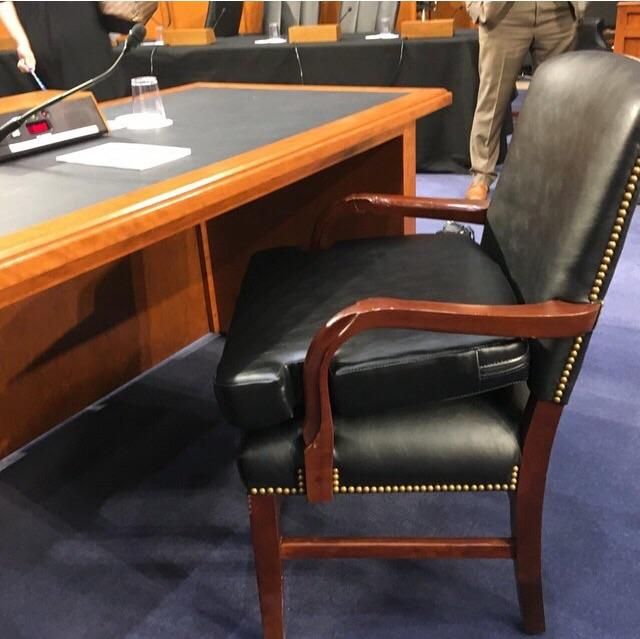 Mark Zuckerberg forgot his wallet on the seat.