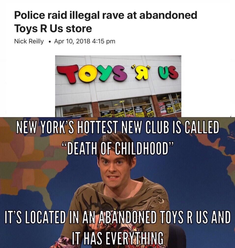 TOYS R bUSted
