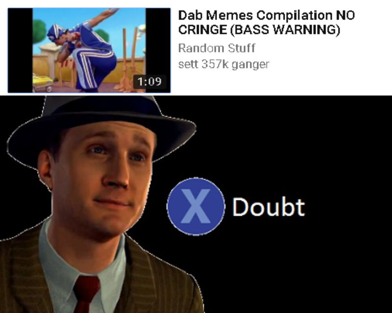 >no cringe