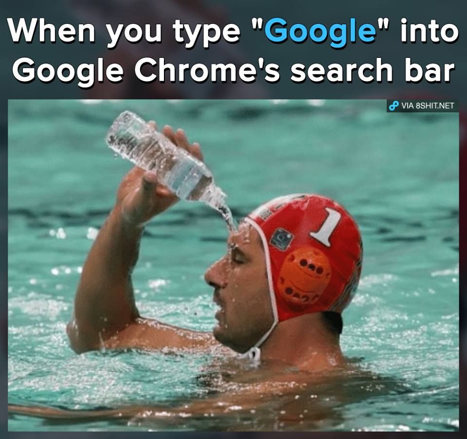 When you type "Google" into google search bar