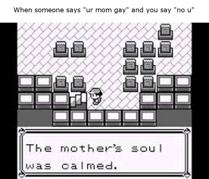 no u