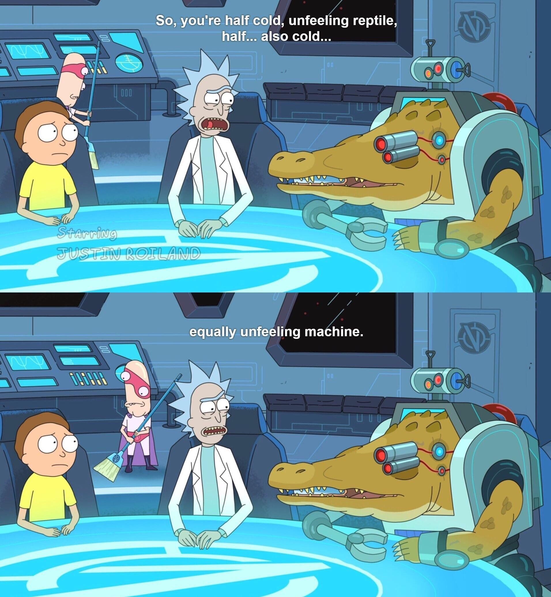 Heh I forgot that Zucc guest starred on Rick & Morty