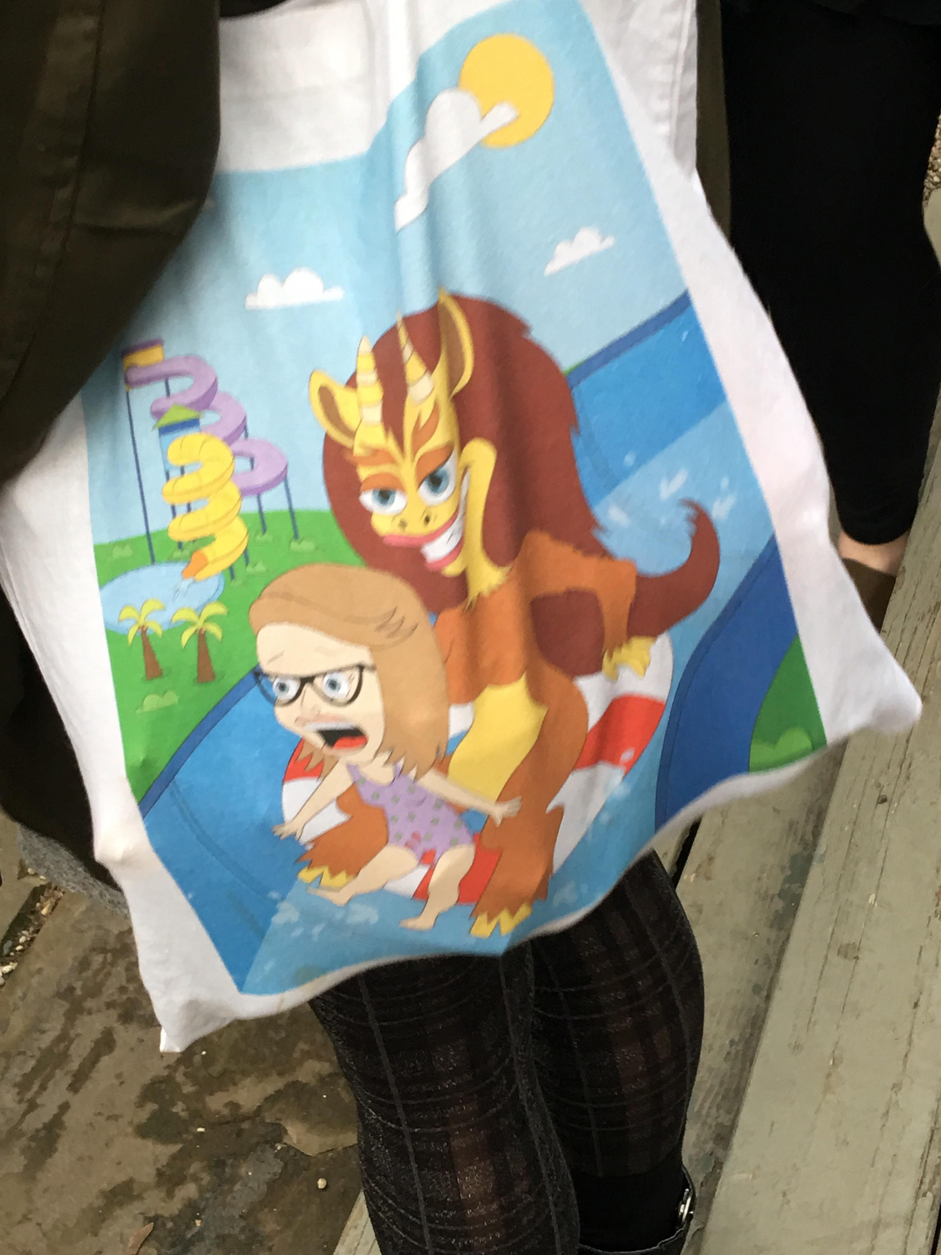 My friend had her first period at a water park, and her German friend made her bag