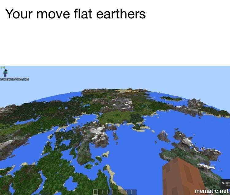 But I thought the earth was triangular?
