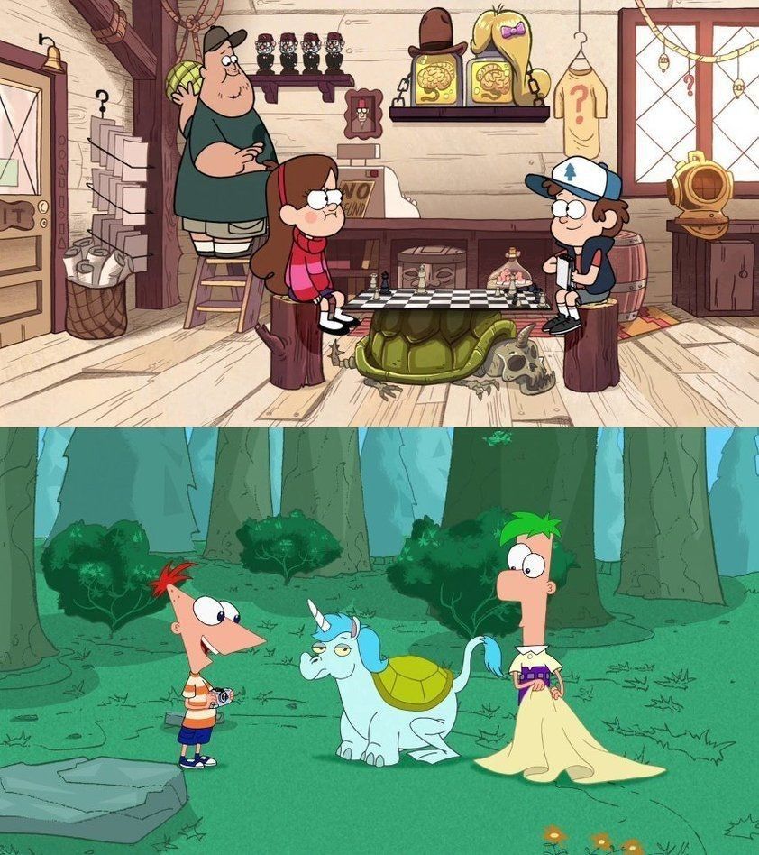 Started rewatching Gravity Falls and noticed another genius easteregg