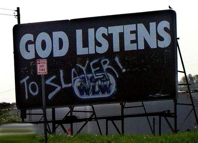 And Satan listens to Metallica