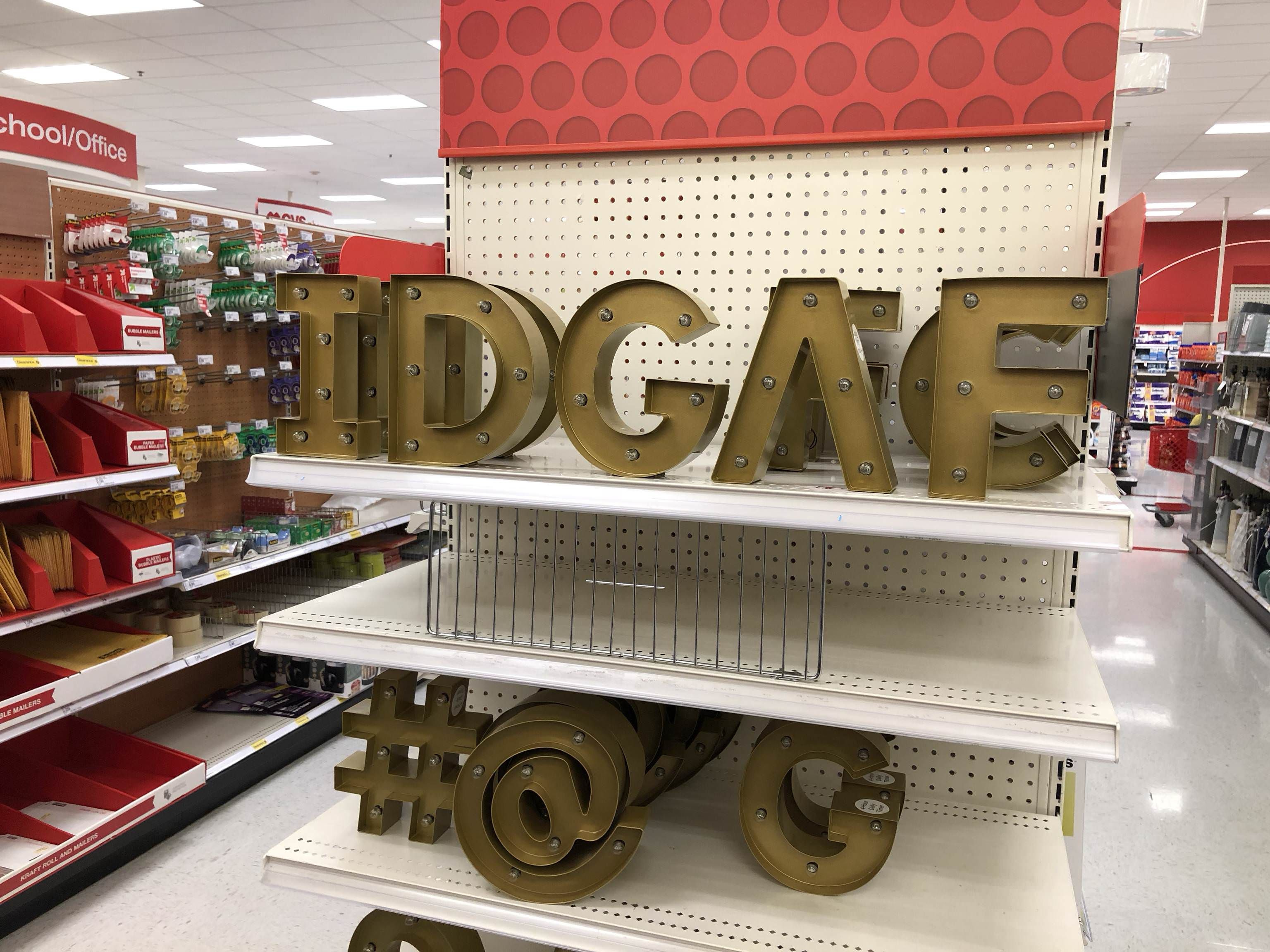 I hear ya, Target employee. I hear ya loud and clear.