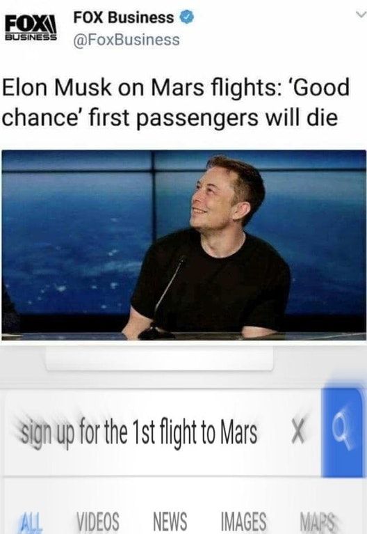 Off to Mars we go...