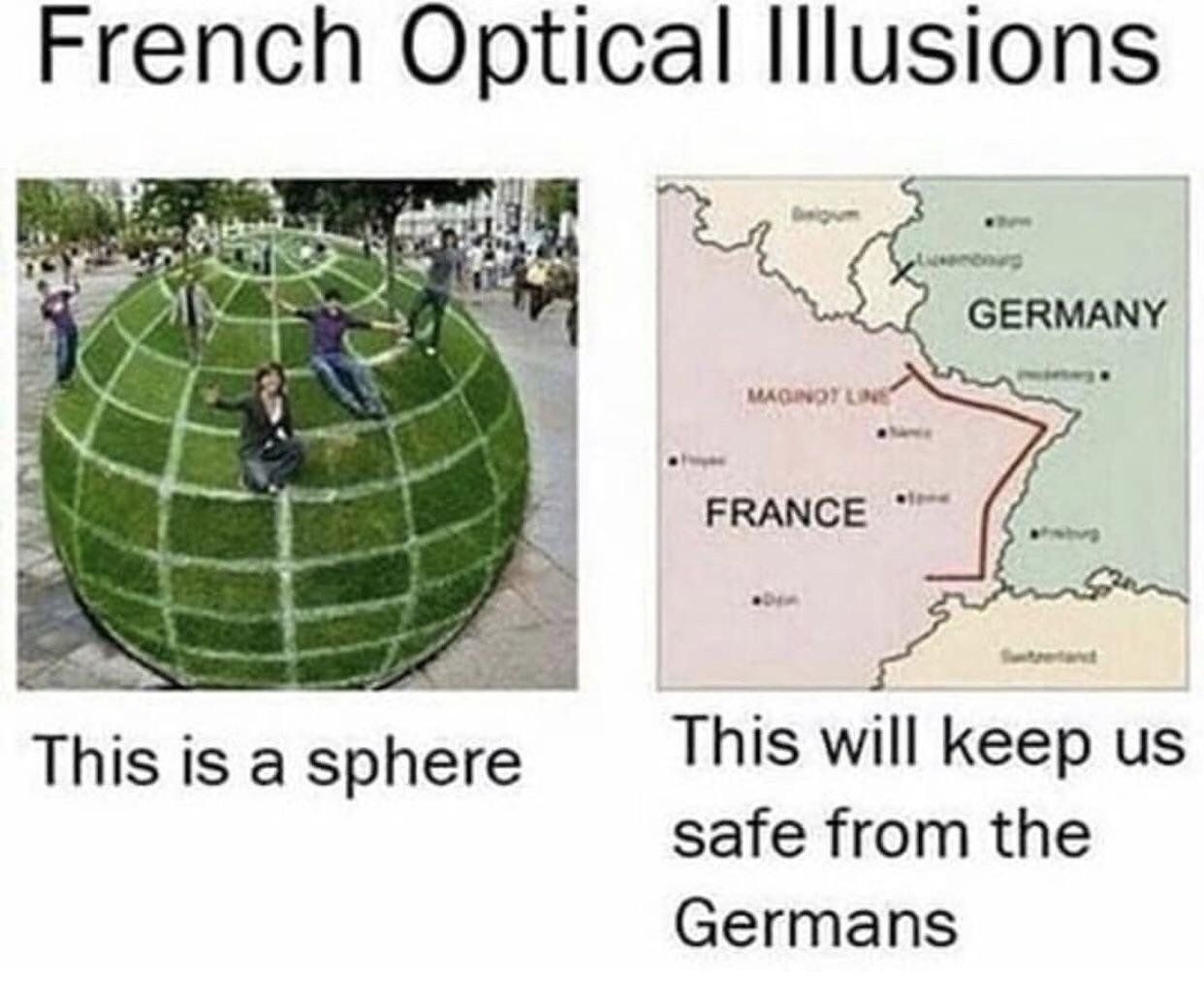 ah yes the very successful Maginot Line