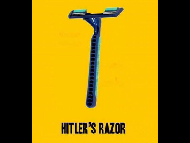 What hitler shave with