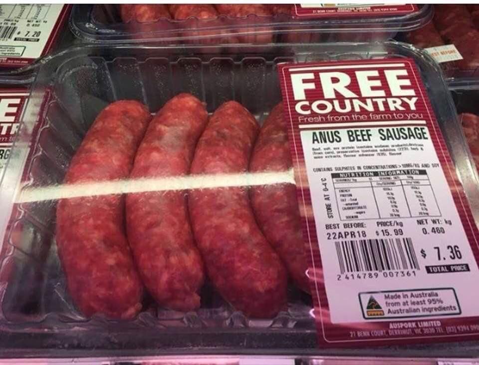 I’m not sure I want that sausage.