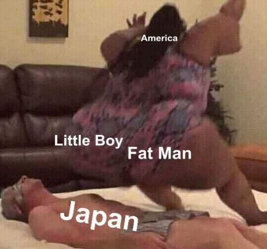 "This is so sad, can we nuke Japan"