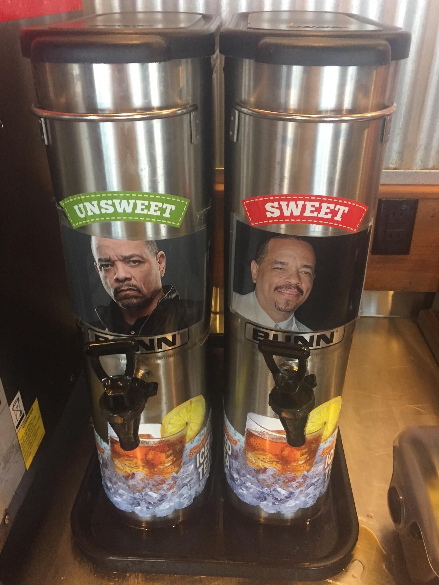 My local diner’s tea dispensers always make me smile.