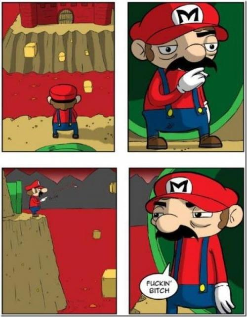 Mario is getting tired of this sh*t