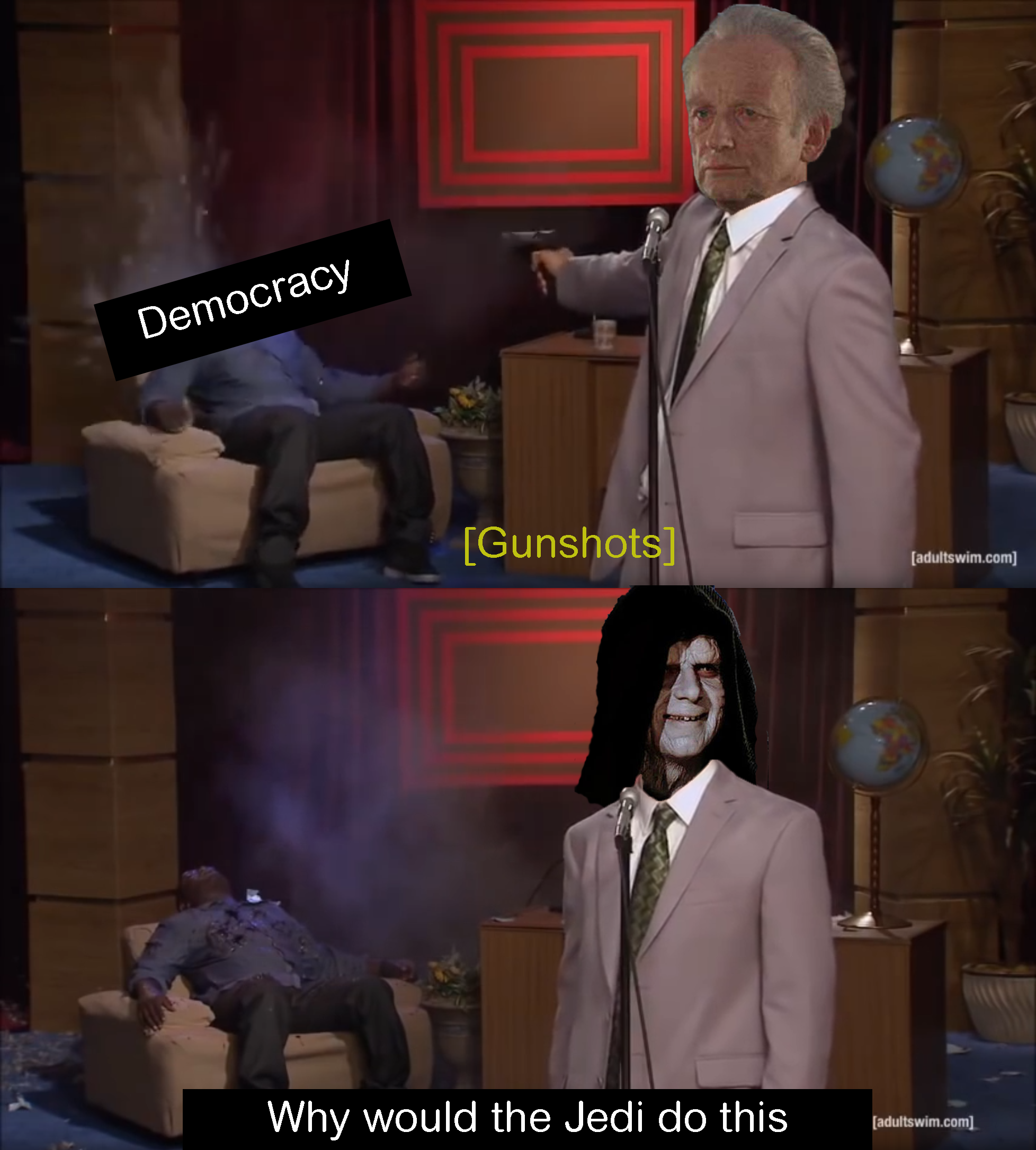 [Cackles in Palpatine] have some OC