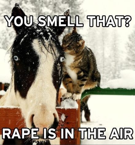 Nothing beats the smell of rape in the morning...