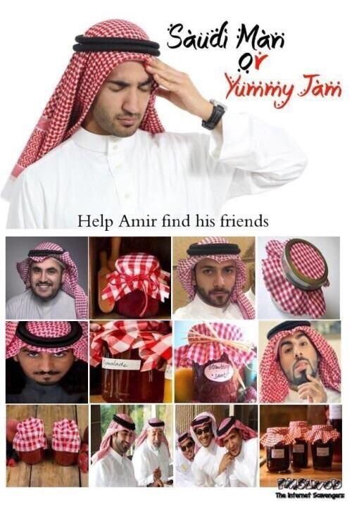 saudi man? or yummy jam?