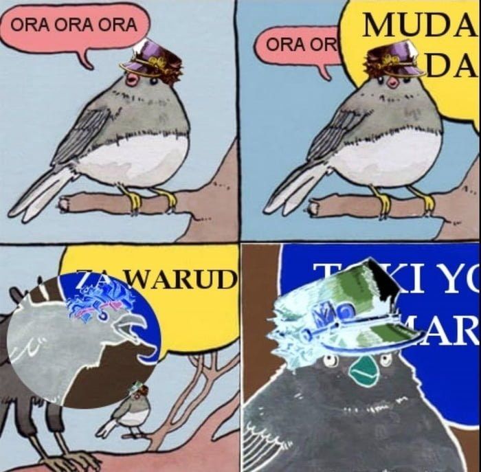 Jojo's bizarre birb