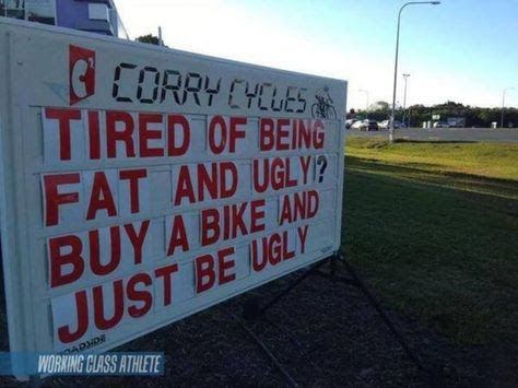 Just be ugly