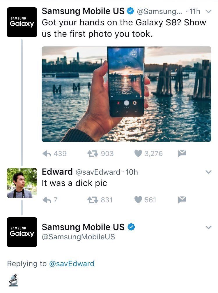 When you're a multibillion dollar company but can't resist a good meme