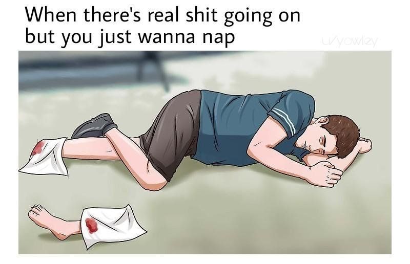 Just 5 more minutes, come on.