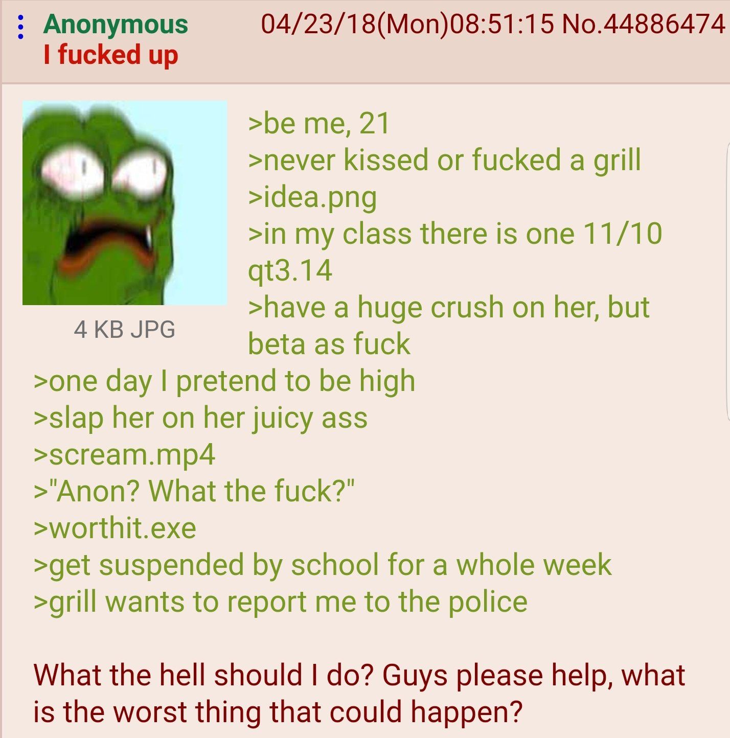Anon ***s up