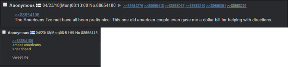 Anon meets Americans