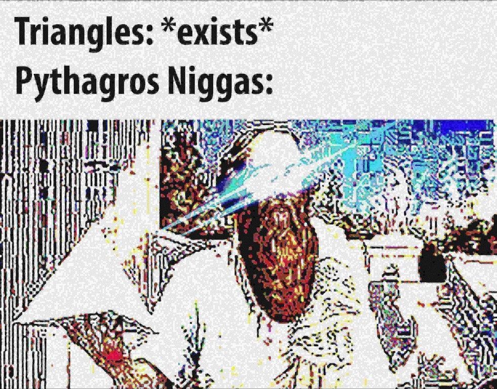 Watch him go all maths and shit