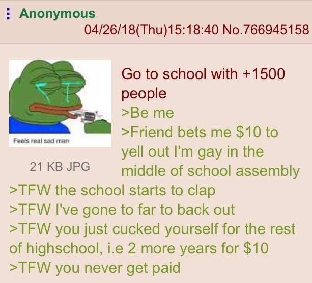 Anon doesn't think ahead