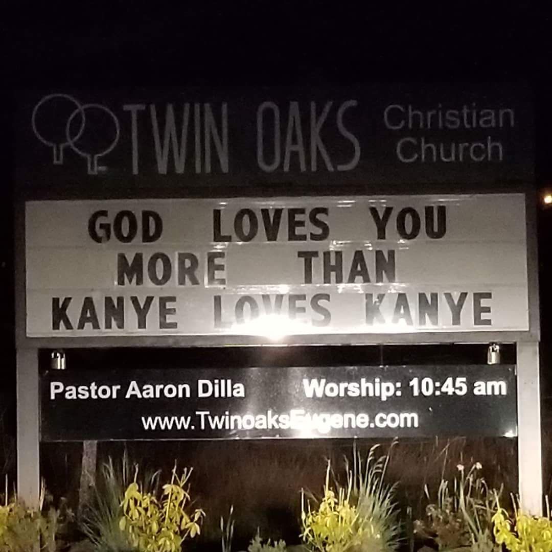This sign at my local church