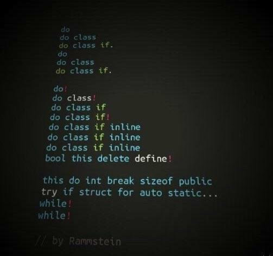 Rammstein Programing