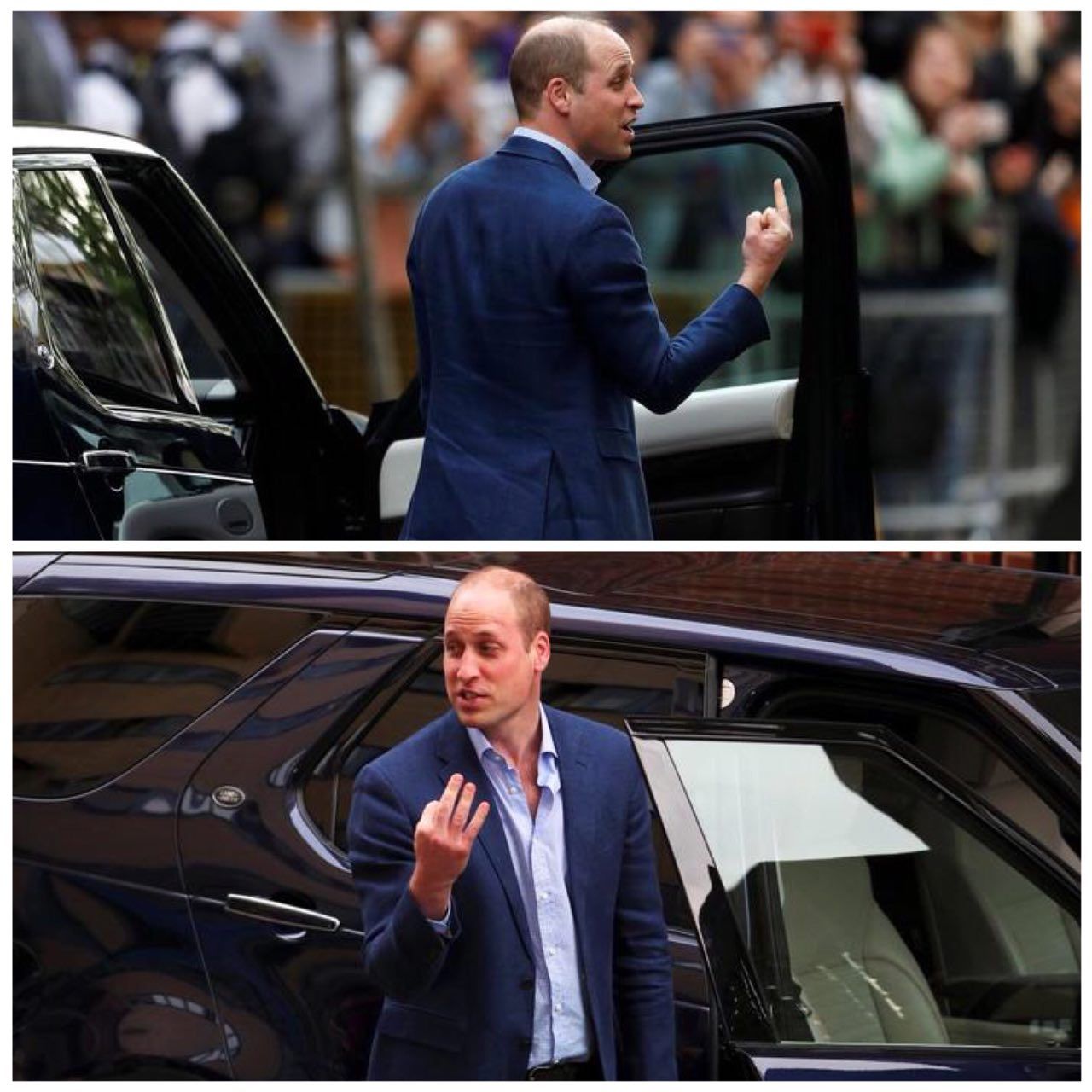 Prince William. It's all about point of view.