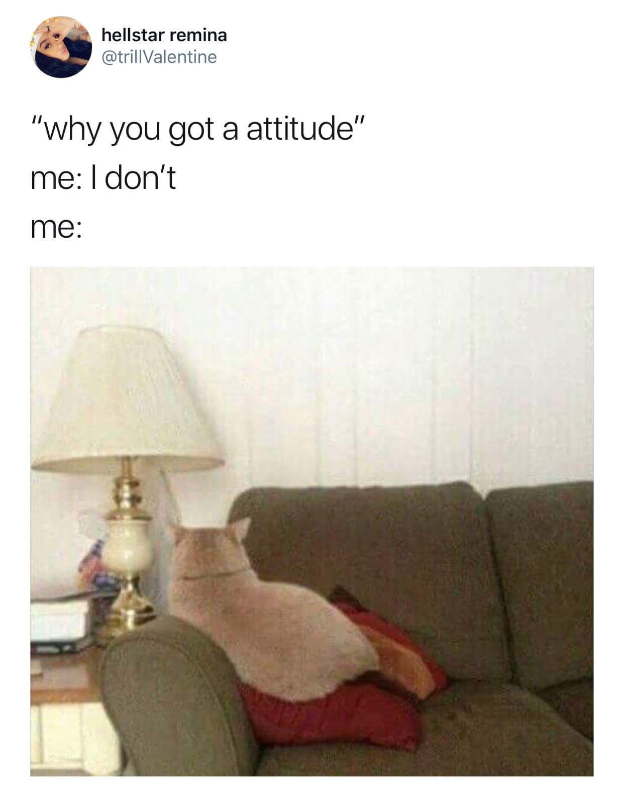 No attitude