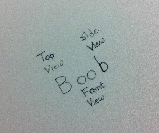 Origin of the word Boob.