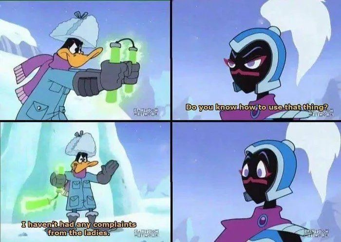 See daffy was smart too.