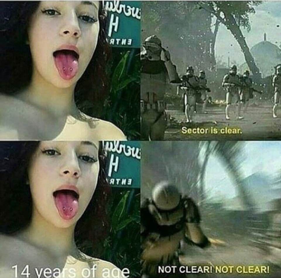 Not clear, we must get her in the basement before