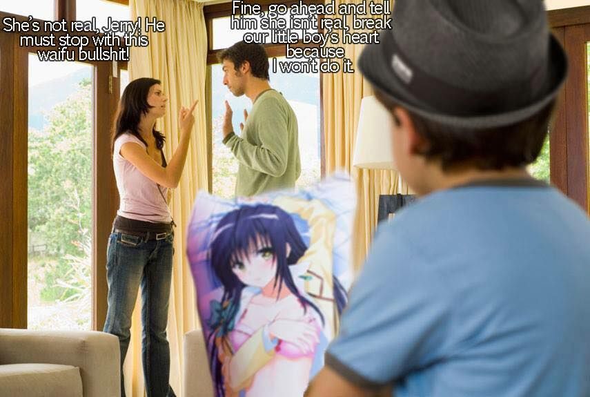 The joke is that she is actually real... right?