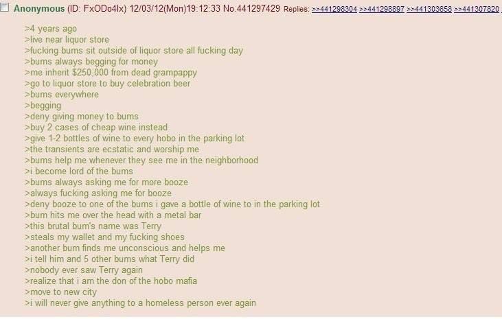 The lord of the bums