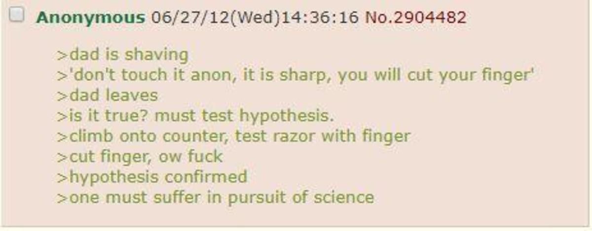 anon is a scientist