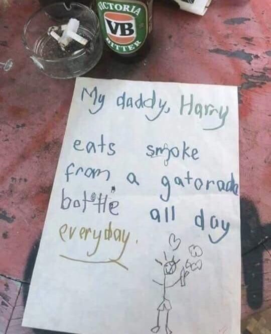 Harry may not be setting a great example...