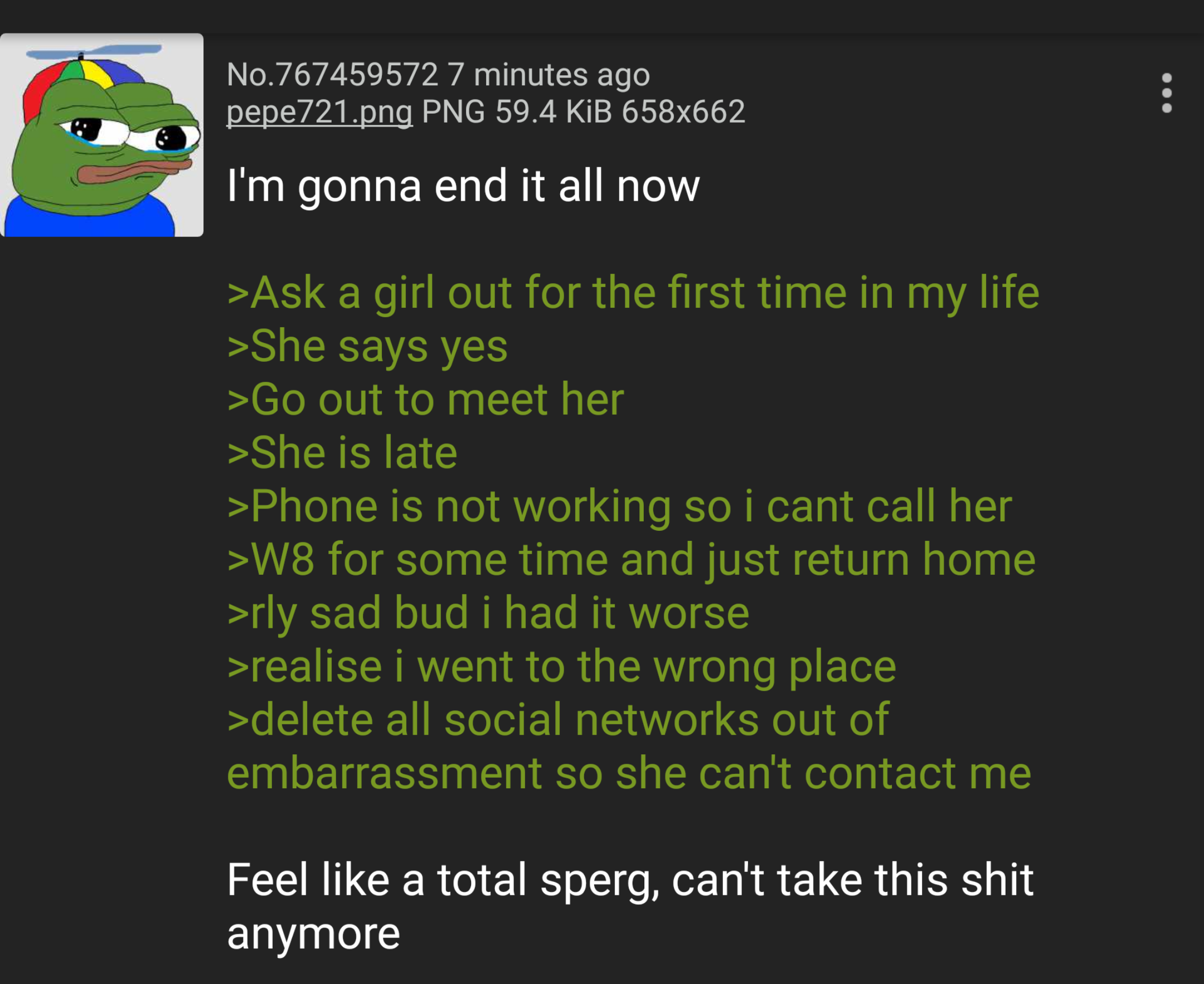 anon has a date