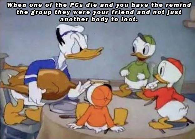Why you players always so greedy, he was your companion!
