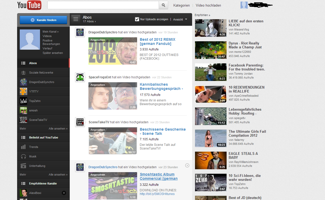 Am I the only one who still have the old Youtube-Design and don't know why