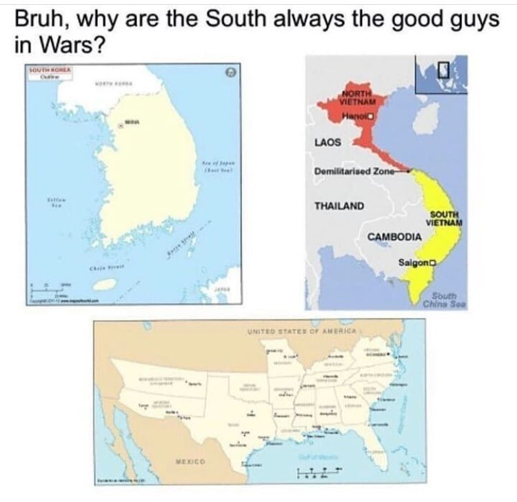 South is good