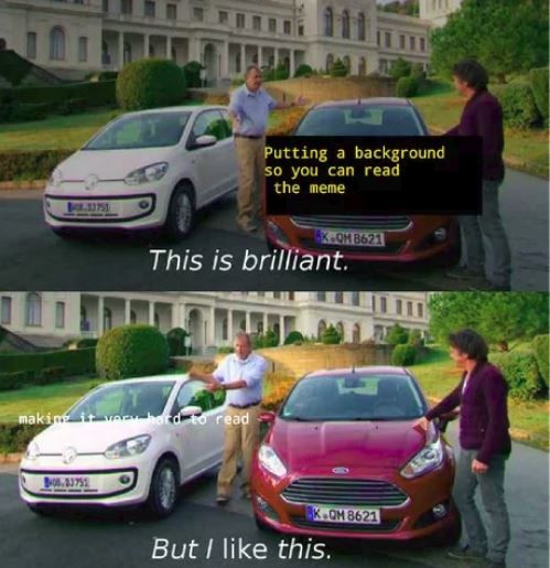 Not using white on a white car also works fine