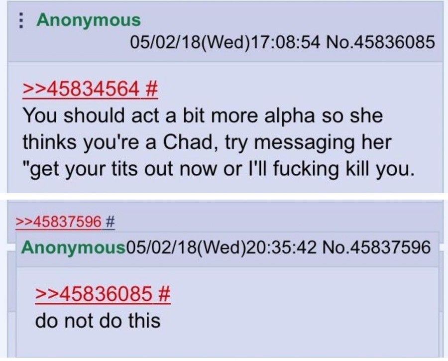 anon gives advise